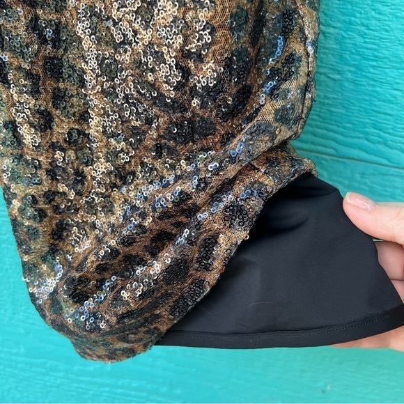 REVOLVE LPA SEQUINS LEOPARD ANIMAL PRINT PULL ON PANTS SIZE SMALL RETAIL $228 - Picture 11 of 14